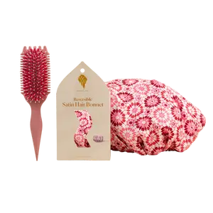 Slay & Stay: Volume EdgeLift Curl Brush + Bonnet by Bounce Curl