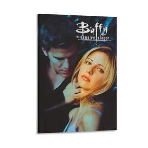 Buffys The Vampire Slayers Posters. Ideal for Collectors. Adds Pops Culture to Home Decor. For Buffy Fans. Poster Canvas Wall Art For Bedroom Decor Bar Office Room Decor Gift