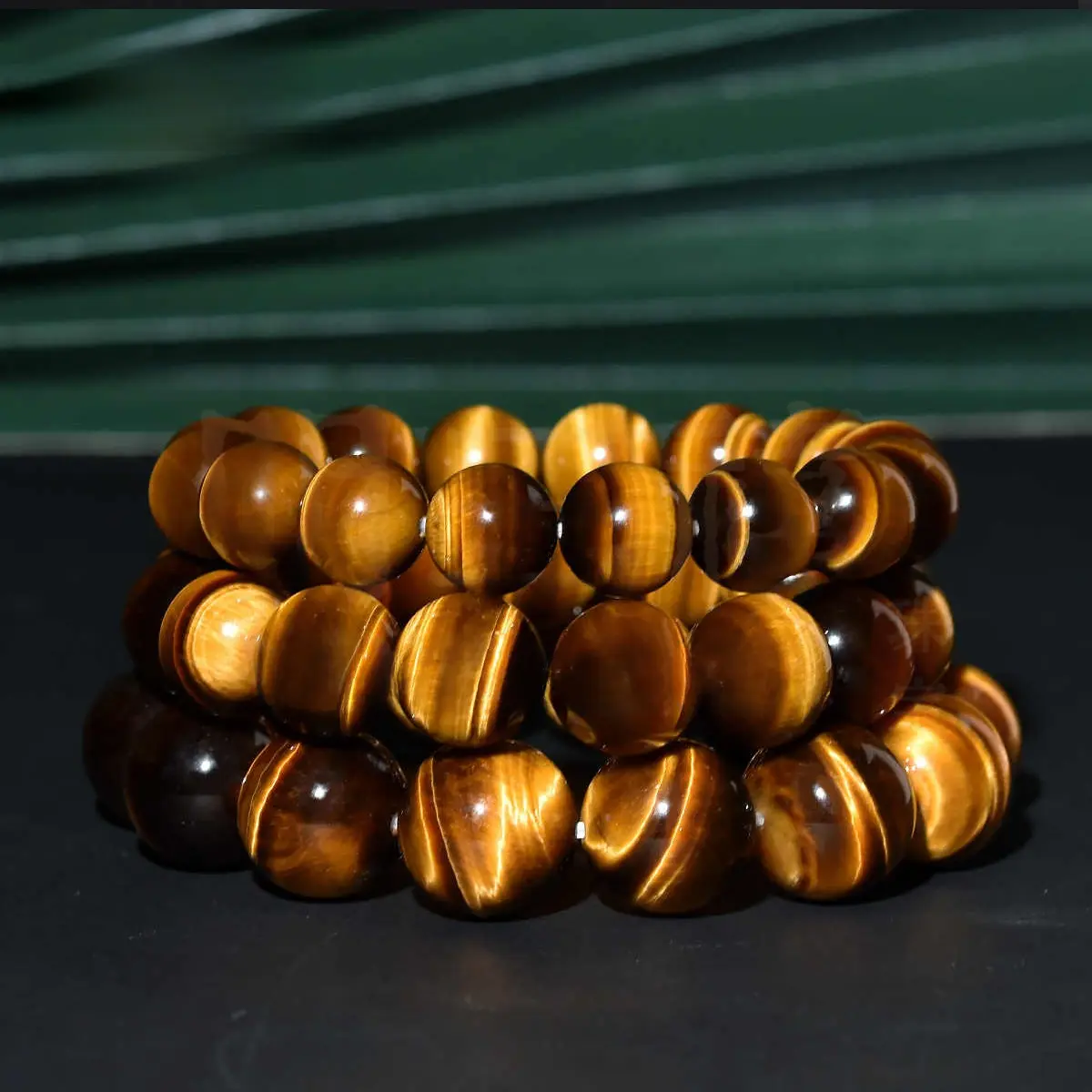 Natural Tiger Eye Stone Bracelet for Men and Women, Yellow Tiger Eye Stone, Colorful Tiger Eye Cat Eye Stone, Wood-Transformed Tiger Eye Stone Bracelet Natural Tiger Eye Stone Bracelet for Men and Women, Yellow Tiger Eye Stone, Colorful Tiger Eye Cat Eye Stone, Wood-Transformed Tiger Eye Stone Bracelet