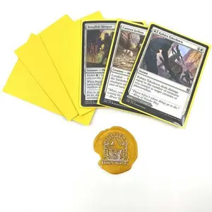 Sage's Arcane Armor Card Sleeves Matte Yellow Exceptional Durability 66mmx91mm