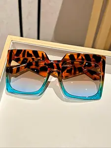 Trendy Tortoiseshell Glasses, Vintage Casual Glasses for Everyday Use, Fashion Accessories for Outdoor Activities, Classic Shades
