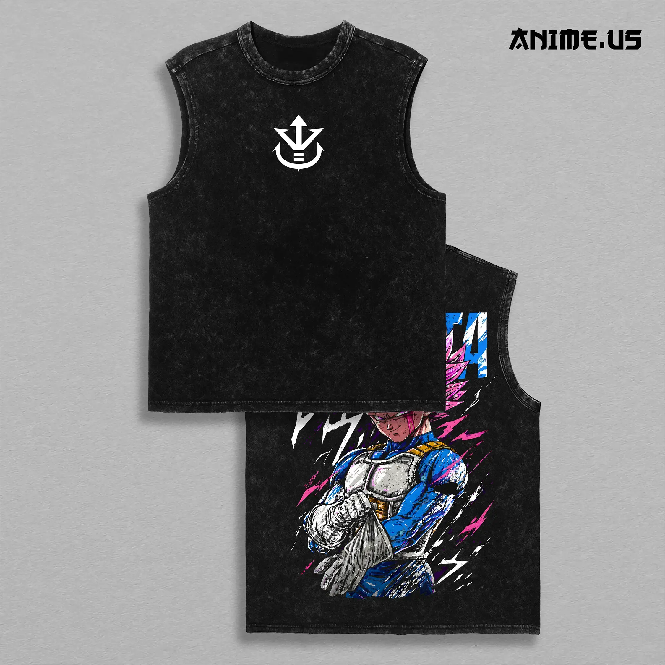 Women's Super Saiyan God Rosé Warrior Anime Art Crew Neck Workout Tank - Heavy Cotton, Breathable, Full Motion Muscle Singlet Sleeveless Sports Shirt - Anime Enthusiasts Gym Streetwear