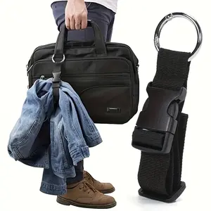 1pc Portable Luggage Strap / with Buckle, Backpack Hanging Buckle, Release Buckle, School Bag Expansion Strap, and Hiking Bag Hanging Strap