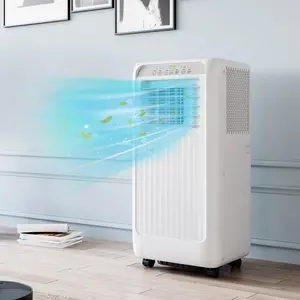GARVEE 3-In-1 & 4-In-1 Portable AC/Dehumidifier & Fan - 8000 BTU, 115V, Available in White and Black, Perfect for Rooms 250-350 Sq.Ft, Ideal for Year-Round Comfort and Versatile Cooling Solutions.