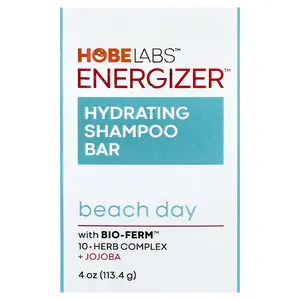 Hobe Labs Energizer™, Hydrating Shampoo Bar, Beach Day, 4 oz (113.4 g)