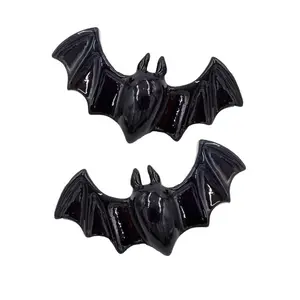 Lil Black Bats Hair Slides [Pair]