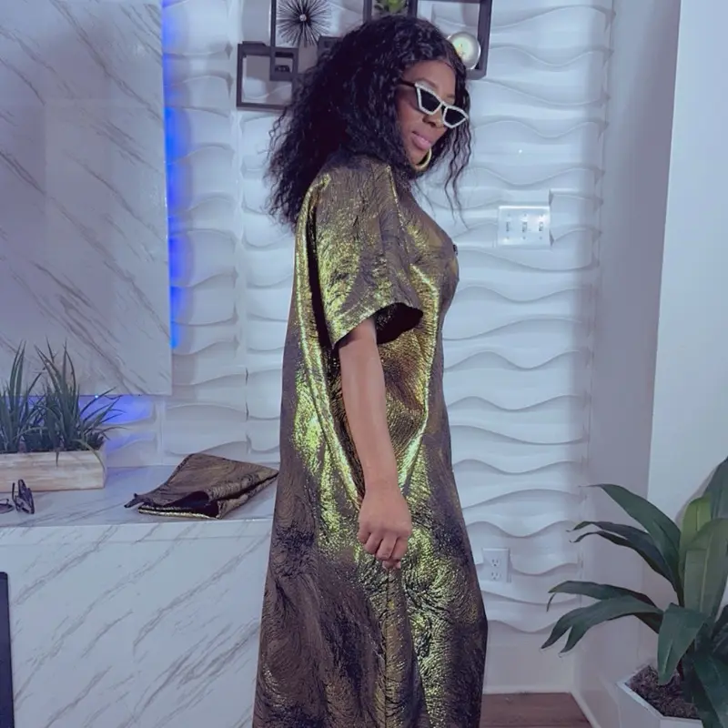 slim fit dress slacks Off-The-S,houlder Applique Detail High Low Brocade Dress – John Paul Ataker main image 0