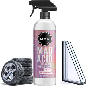 Mad Acid Glass Cleaner, Rust Remover for Car Wheel, Car Wheel Cleaner, Professional Car Cleaning & Care Product, Car Wash Accessories