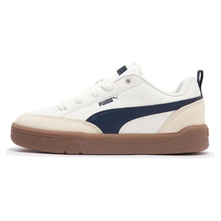 Maison Mihara Unisex Low-Top Lifestyle Sneakers - White & Blue, Chunky Sole, Comfortable Durable, Casual Wear Official Athletic Shoes