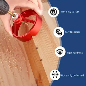 Precision Right Angle Drill Guide Aluminum Alloy Woodworking Fixture with 5-10mm Drill and Guide Sleeve Set Vertical Drilling Auxiliary Tools