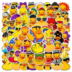50 Adorable Duck Drawing Stickers, Suitable for Scrapbooks, Diaries, Laptops, Water Bottles, Cars, and Other Faith-based Designs—gifts with Positive Messages Sticker Decals