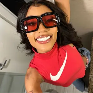 1pc Retro Oversized Round Glasses: Women's Personalized Casual Eyewear. Versatile for Travel, Parties, Street Photography, Daily Wear—Lovely Holiday/Birthday/Girlfriend Gift!