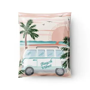 10 X 13" Beach Vibes (Blue) Poly Mailers