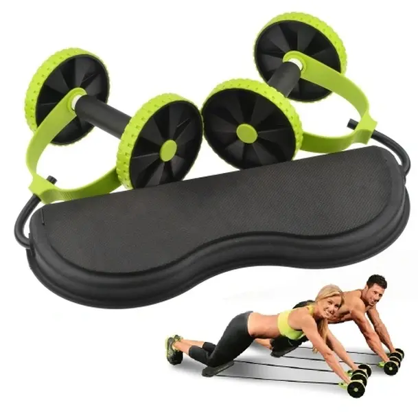 Adjustable Crossflex Wheel Roller for Full-Body Workout