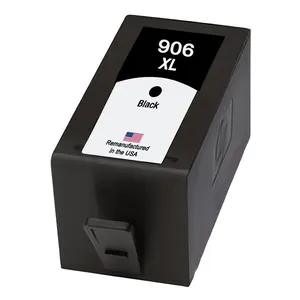 U.S. Remanufactured for HP 906XL (T6M18AN) Black Ink Cartridge