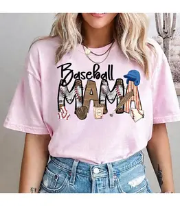 Baseball Mama Shirt, Baseball Mom Tee, Funny Sports Mom Shirt, Mother’s Day Gift for Baseball Mom, Game Day Outfit, Leopard Baseball Graphic Tee, Cute Mama Shirt, Baseball Lover Gift for Mom