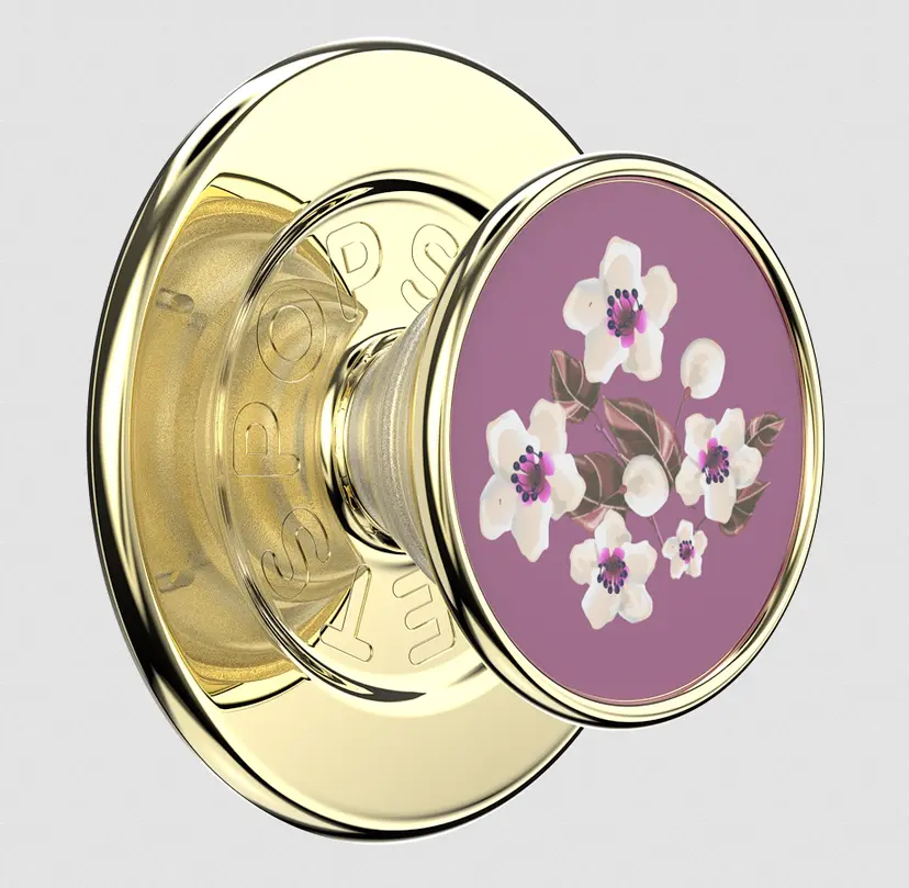 popsockets Enamel Floral Mauve  MagSafe PopGrip