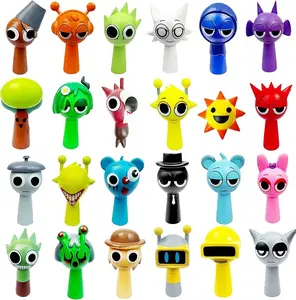 24pcs Sprunki Action Figures Set, MusicGame Collectible Dolls, Unique Christmas &Birthday Gifts for Adults & Youngsters,Whimsical Art Style Figurines, Perfect for Car& Desktop Decor, Holiday Gifts ToysetCollector Set