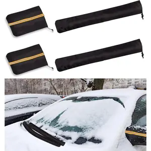 Side Mirror Covers and Windshield Wiper Covers for   SUVs , 1 Pack Auto Rearview Protection Cover & Windshield Wiper Covers Protect from Ice Snow Frost Dew Rain Bird Poop Side Covers