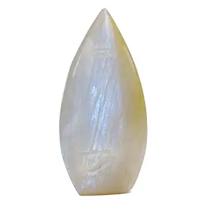 Blue Moonstone Teardrop Shaped Pointed Carving Gemstone Crystal Figurine Meditation Reiki Natural crystal