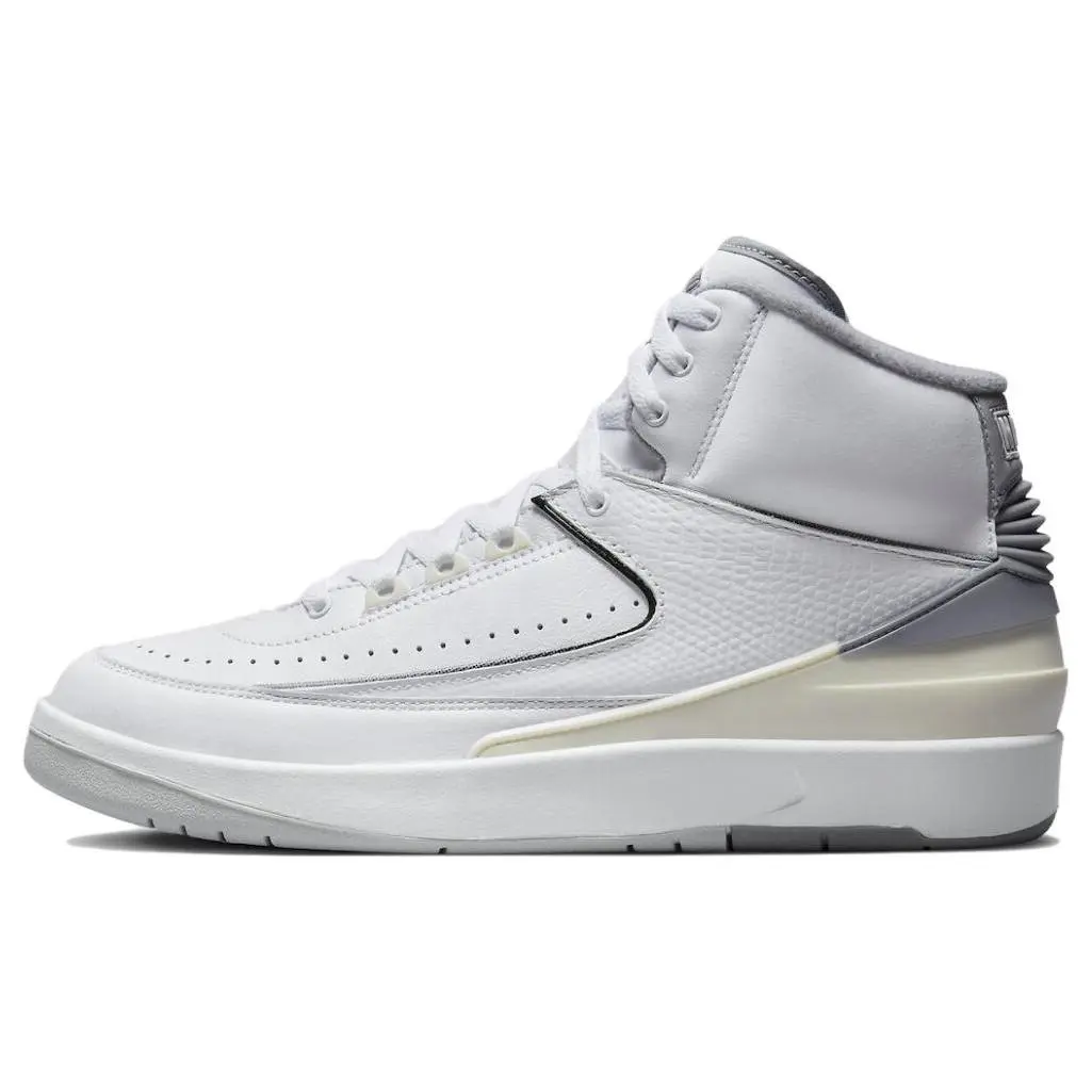 Air Jordan 2 Retro 'White Cement' Basketball Shoe, Men's Athletic Shoes for Sports Performance, Basketballshoe