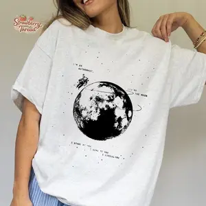 Orbiter Noah Kahann Lyrics Tee, Astronaut Unisex Cotton T-Shirt