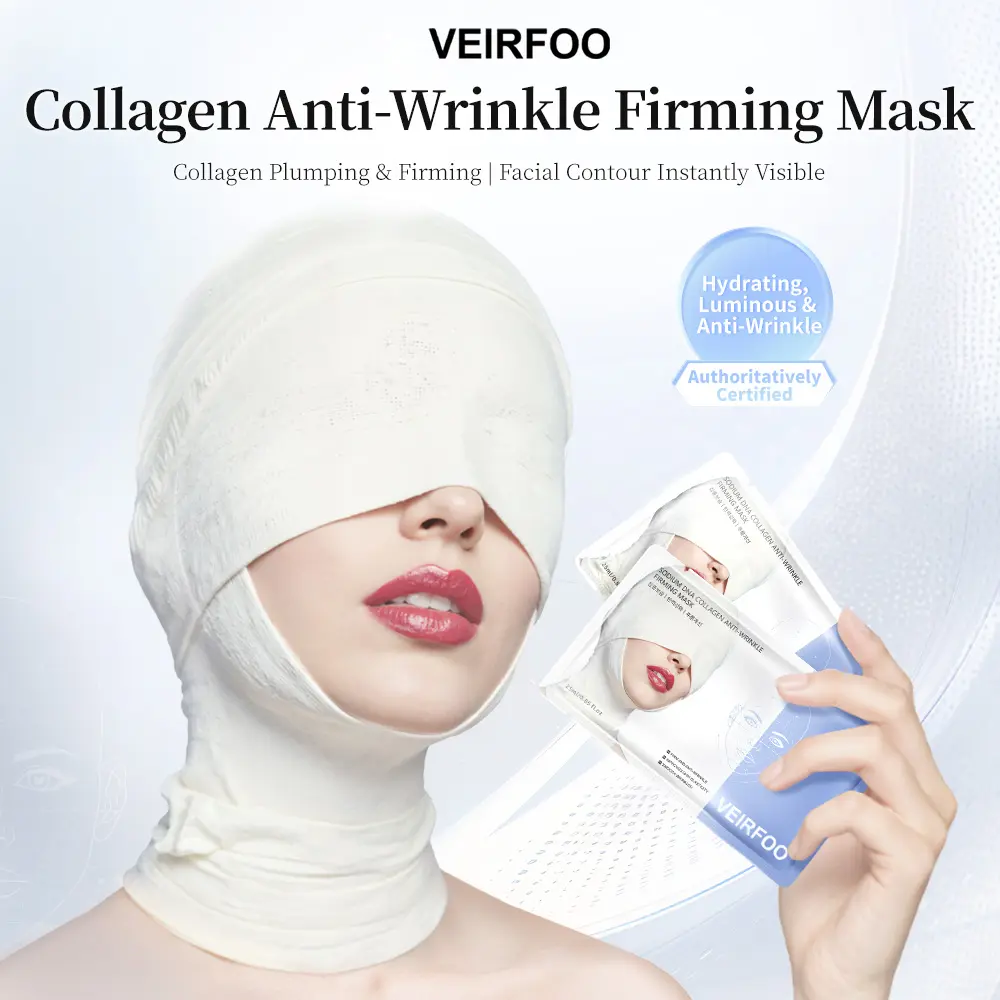 VEIRFOO Brand Collagen Anti-Wrinkle Firming Mask 25ml  for Fine Line Reduction Soothing & Redness Relief