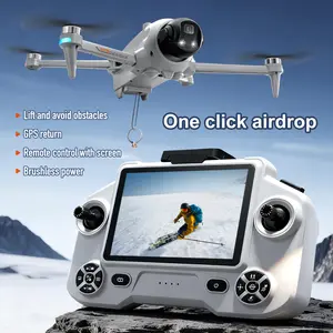 2026 New Design GPS Drone with 180° ESC Camera 5G Large Screen Remote Control Lifting and Obstacle Avoidance Head Brushless Power GPS Return for Amateur Players.