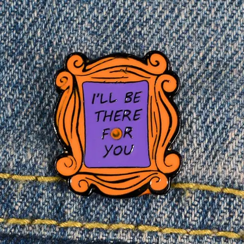 Cartoon Frame Design Brooch, Alloy Brooch Pin, Fashion Brooch for Party, Daily Clothing Decor, Enamel Suitable for Backpacks, Jeans, Scarves, Hats Decoration