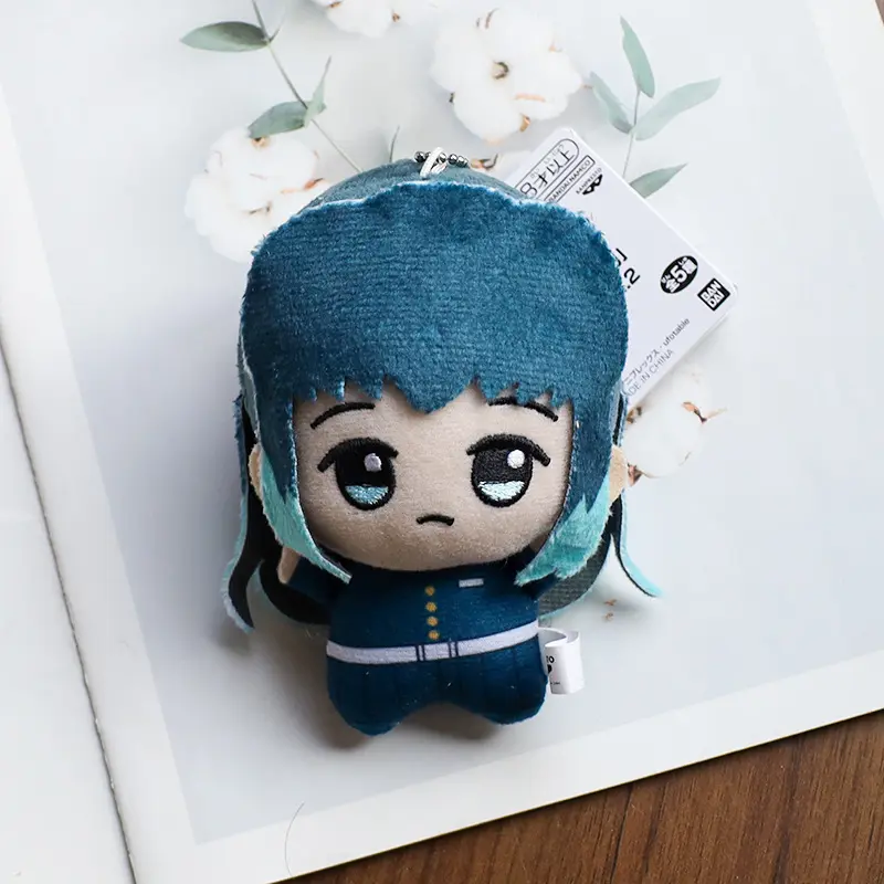 Japanese Anime Demon Slayer Stuffed Plush Toy Dolls - Tomioka Giyu, Kamado Tanjirou, Kamado Nezuko, Agatsuma Zenitsu, Shinazugawa Genya - New Collectible Gift for Anime Fans