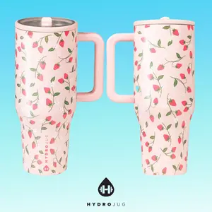 HydroJug Tumbler 32/40oz with Handle & Straw – Build Better Hydration Habits Daily