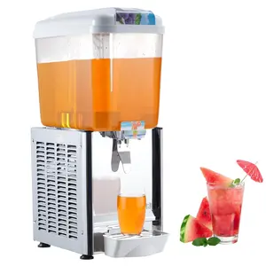 GARVEE Commercial Beverage Dispenser with 1 Tank for Iced Tea and Cold Drinks, 370W Power, Ideal for Restaurants, Hotels, and Parties, Efficient and Reliable Drink Machine