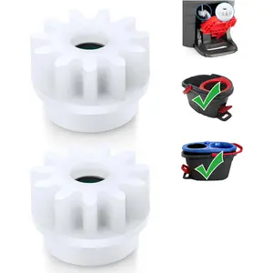 2 count Spin Mop Bucket Replacement Gear Compatible with Ocedar Mop Bucket Pedal Only One Way Bearing Repair Parts