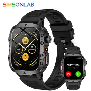 SIMSONLAB Multifunctional Smart Watch, Fashion Digital Watch with Flashlight, Sports Watch with Wireless Call Support, 100+ Sports Modes for Android and iOS