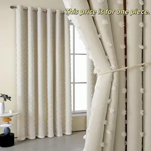 Modern Minimalist Japanese Home Decoration Curtain, Embroidered Lace Trim Window Shade, Interior Decoration Accessories, Suitable for Room, Bedroom, Living Room