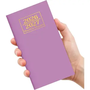 2026-2027 Pocket Calendar for Purse, Two-Year Monthly Planner from Jan 2026 to Dec 2027, Compact Mini Planner for -the-Go Scheduling and Quick Notes,