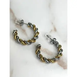 Blakely two tone rope hoops