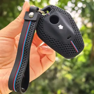 Premium Protective Key Cover with keychain - Luxury Silicone Key Case Cover With Keychain For BMW R1300GS R12 R1300 R1300R R1300RS R1300RT R1300 GS RS RT 1300GS ADV Adventure Motorcycle Key Fob Protector