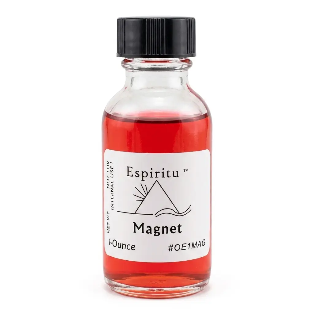 Magnet Ritual Aroma Oil 1 oz — Espiritu Hoodoo Drawing Formula