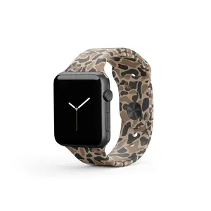 Retro Waterfowl Silicone Watch Band