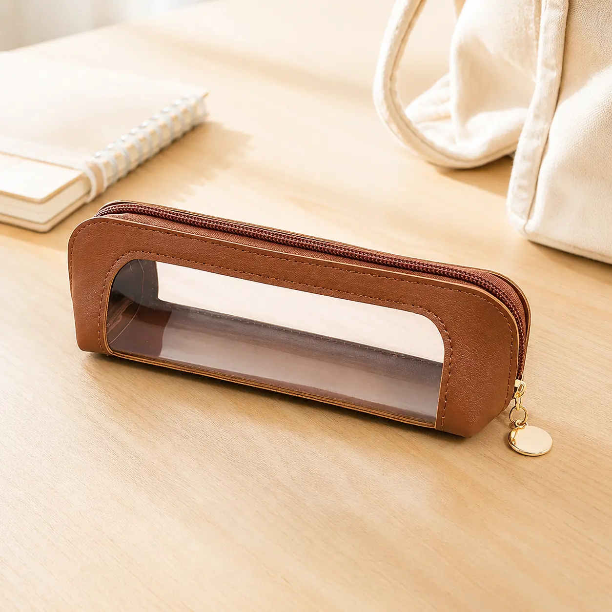 Compact Makeup Brush Bag, Zipper Storage Bag Organizer Pouch, Versatile Storage Stationery, Travel Bag