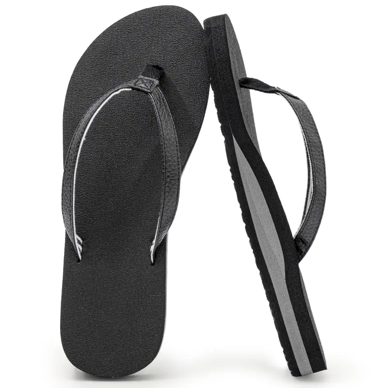 Mens Flip Flops with Arch Support, Comfortable Yoga Mat  display picture 2