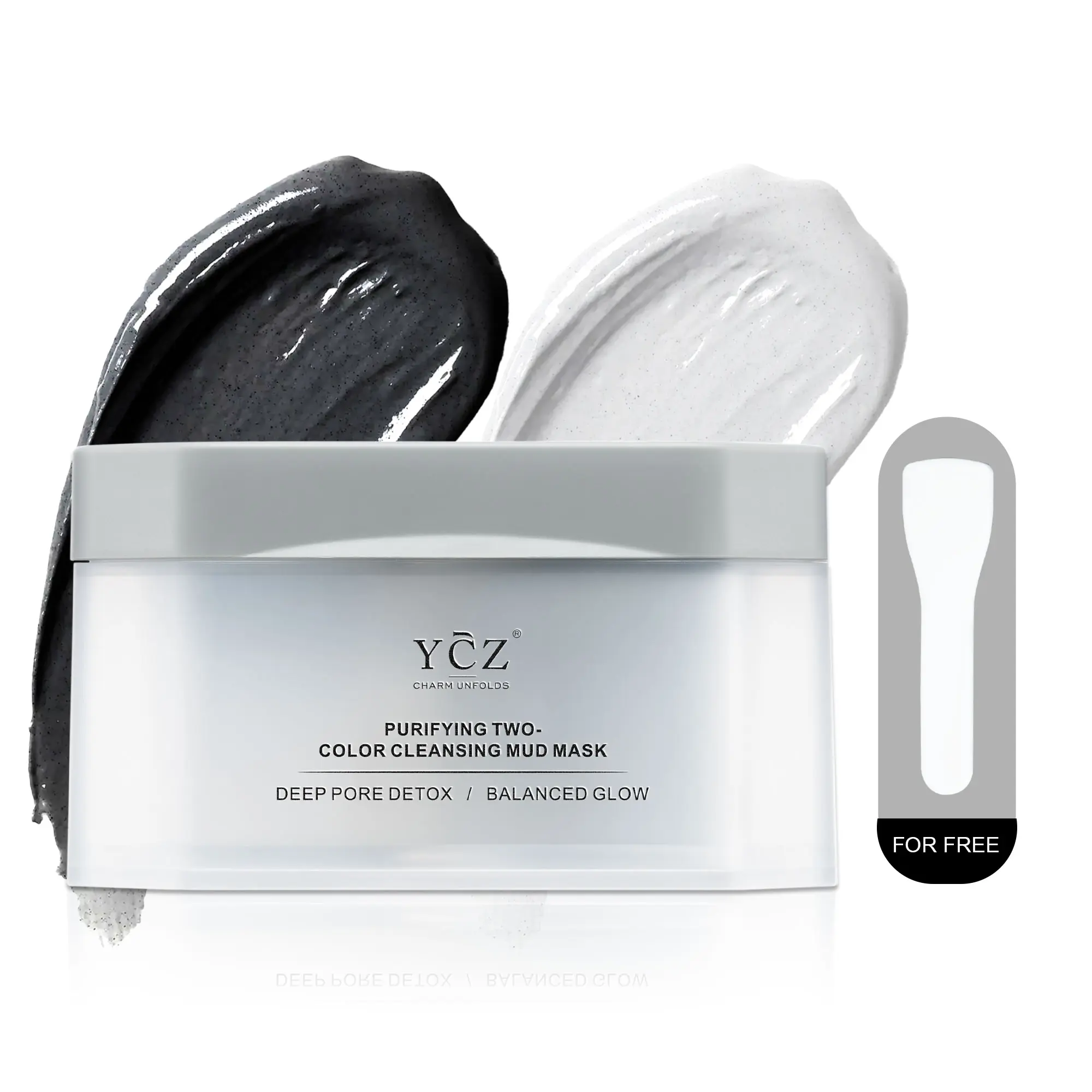 YCZ Purifying Two-Color Cleansing Mud Mask - Dual Clay Face Mask
