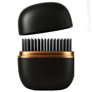 Mini cordless hair straightener, portable 2-in-1 heated comb and iron, portable and rechargeable travel essential, travel-friendly styling tool, multifunctional hair straightener for travel and home, anti-frizz brush