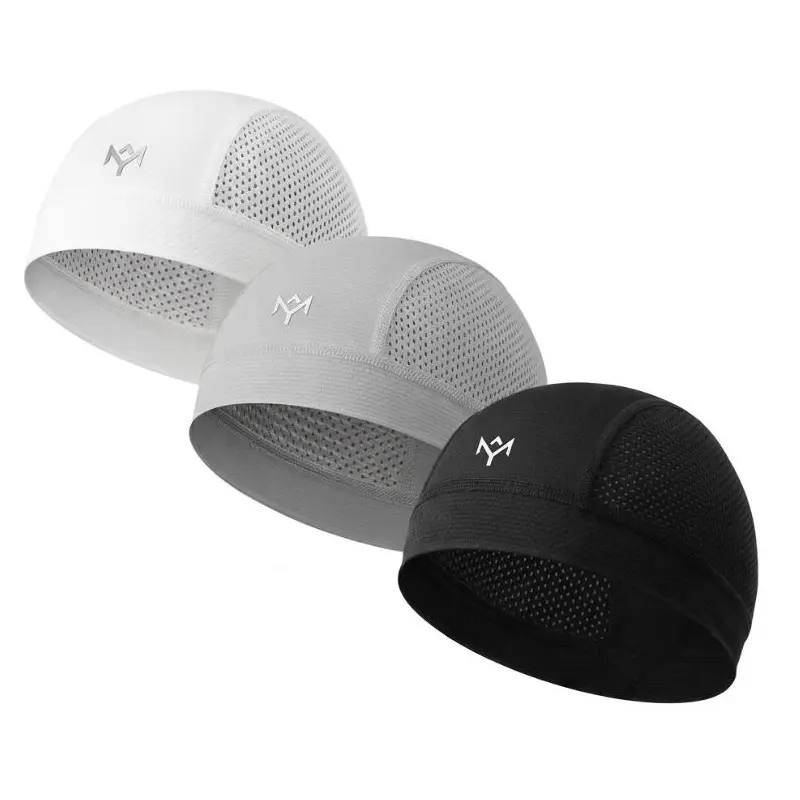 Yeomoo Unisex Polyamide Lined Skull Cap - Lightweight, Stretchy, Smooth, Cooling Breathable Elastic Cycling Sports Cap, Adults' Cooler Helmet Layer for Biking, Sports & Outdoor Accessories