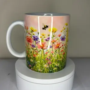 Soft Bloom Garden Mug