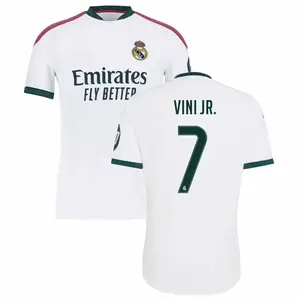 Real Madrid Team Vini Jr. No7 Home Jersey 2026/27 – Unisex White LaLiga Replica Football Shirt, Professional Sports & Outdoor Fan Top