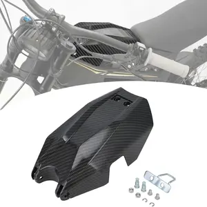 Electric Dirt Bike Battery Cover Battery Guard Protect Carbon Fiber Pattern for Talaria Sting MX3 MX4 Electric Dirt Bike Motorcycle Accessories