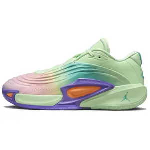Jordan Luka 3 PF Basketball Shoes for Men – Comfortable, Versatile, Low-Top, Teal Purple Pink Verifiable, with credentials and supporting global authentication