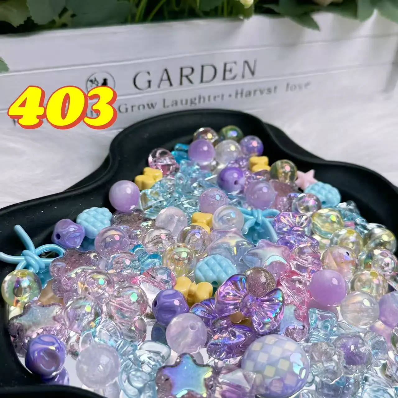 Rainbow-Daily New Arrivals |Acrylic Bead Mix for DIY Craft Beadable Pen Bracelets Phone Charms Necklaces Versatile Use